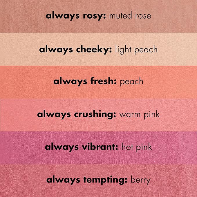 e.l.f. Primer-Infused Matte Blush, Long-Lasting, Lightweight & Buildable Always Crushing