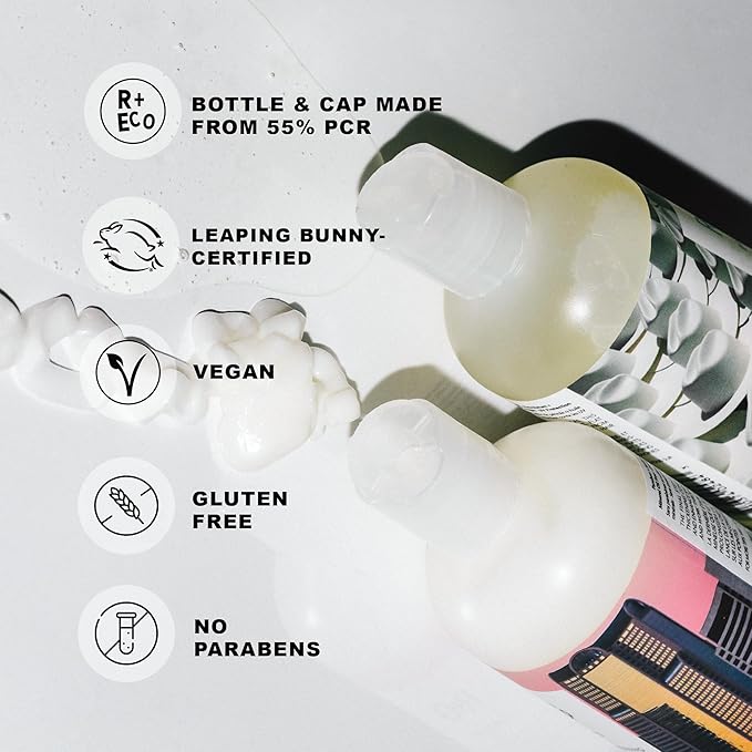 R+Co | Travel Size | Dallas Biotin Shampoo and Conditioner Set | TSA Approved | Weightless Hydration + Strengthens + Enhances Shine | Sulfate-Free + No Parabens | Color Safe | Set of 2