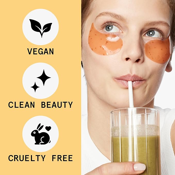 Depuffing under-eye gel pads to