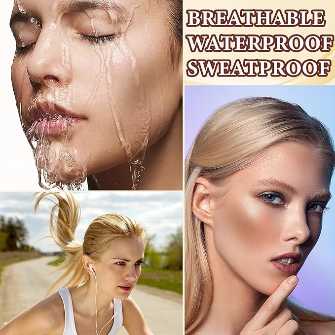 Liquid Contour Beauty Wand,Stick with Cushion Applicator,Cream Contour,Long Contouring Stick