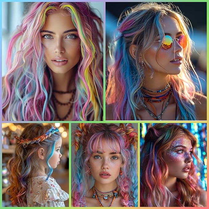 Black Temporary Hair Chalk Color