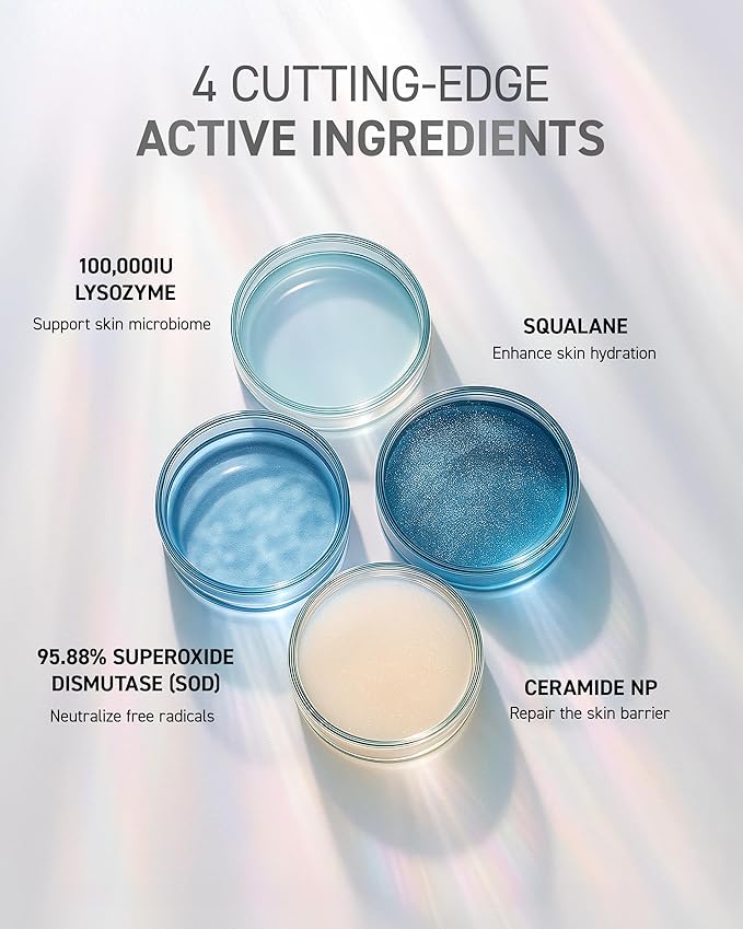 SumaNurica Peptide Cleansing Balm, Biotech Makeup Remover, All-in-One Facial Cleanser, Oil Cleanser for Sensitive & Acne-Prone Skin, Deep Cleanse Waterproof Makeup & Impurities, 3.5oz/100g