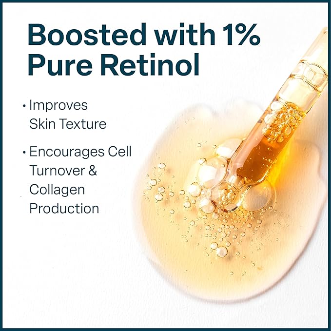 QRxLabs Niacinamide & Retinol Serum - 2 fl Oz - Niacinamide, Retinol & Arbutin - Anti-Aging Pore & Wrinkle Reducer - Fades Blemishes & Tightens Skin