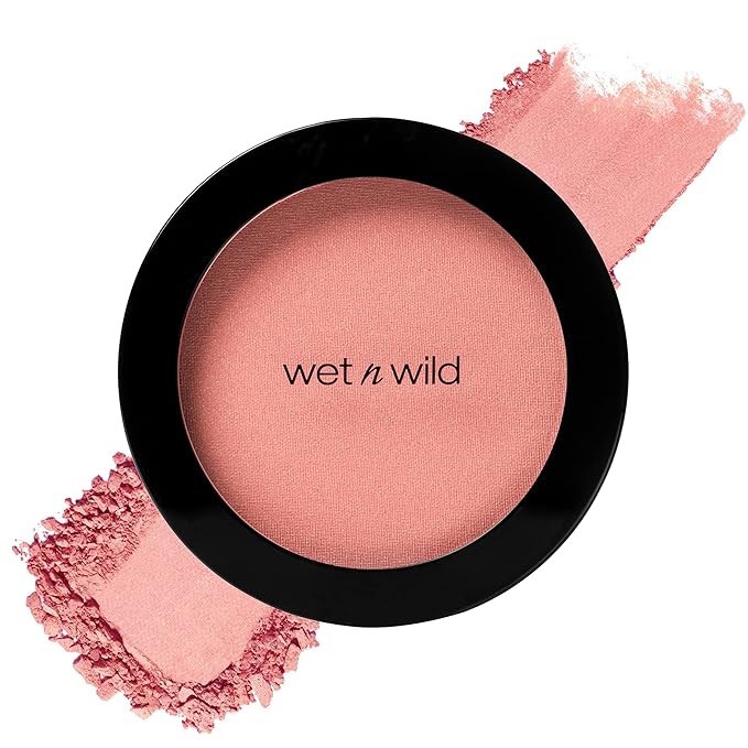 wet n wild Color Icon Blush, Effortless Glow & Seamless Blend infused with Luxuriously Smooth Jojoba Oil, Sheer Finish with a Matte Natural Glow, Cruelty-Free & Vegan - Nudist Society(Packaged)