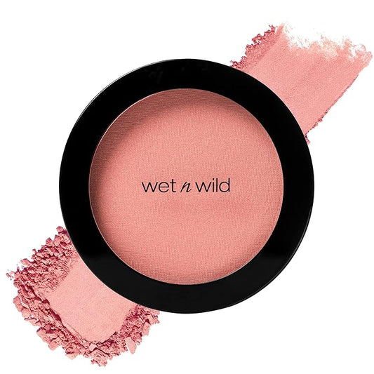 wet n wild Color Icon Blush, Effortless Glow & Seamless Blend infused with Luxuriously Smooth Jojoba Oil, Sheer Finish with a Matte Natural Glow, Cruelty-Free & Vegan - Nudist Society(Packaged)
