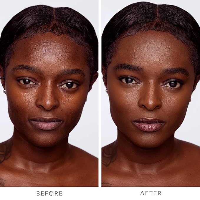 Jouer Essential High Coverage Liquid Concealer - Brightening Concealer - Color Corrector for Under Eye Dark Circles, Spot Coverage, and Eye Primer - Soft Matte Finish, Ebony