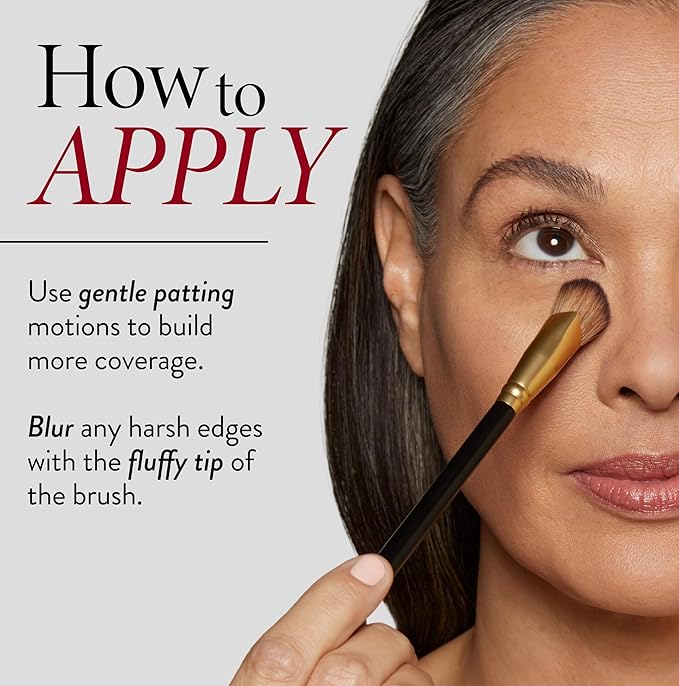 LAURA GELLER NEW YORK Angled Precision Concealer Brush - Professional Makeup Brush