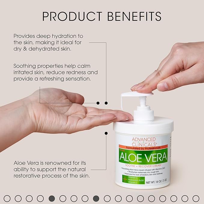 Advanced Clinicals Aloe Vera Lotion Sun