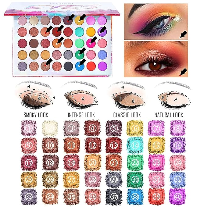Makeup Kit For Women Full Kit, All in One makeup Gift full set, Include Eyeshadow Palette, makeup brushes, Lip Gloss Set, Lipstick, Foundation, Concealer, For Beginners and Professional