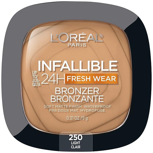 L'Oreal Paris Infallible Up to 24H Fresh Wear sweatproof, Light, 0.31 oz