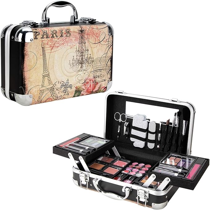 61pcs Makeup Gift Set With Extendable Trays