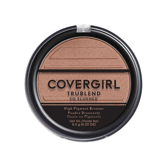 COVERGIRL Trublend So Flushed High Pigment Bronzer, Sunset of 1) 0.33 Oz