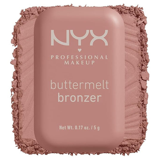 NYX PROFESSIONAL MAKEUP Matte Buttermelt Bronzer, Longwear Face Makeup with Up to 12 Hours of Wear, Vegan Formula - Butta Cup