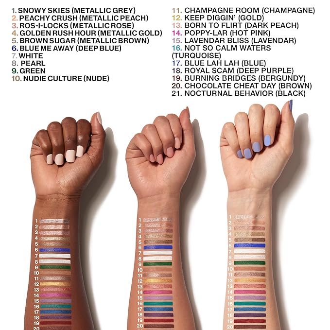 wet n wild Color Icon Cream Eyeliner Eyeshadow Multi-Stick, Moisturizing, Nourishing Velvety Cream-to-Powder Buildable & Blendable Formula, Cruelty-Free & Vegan - Nudie Culture