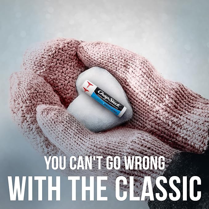 ChapStick Classic Medicated Lip Balm Tubes,