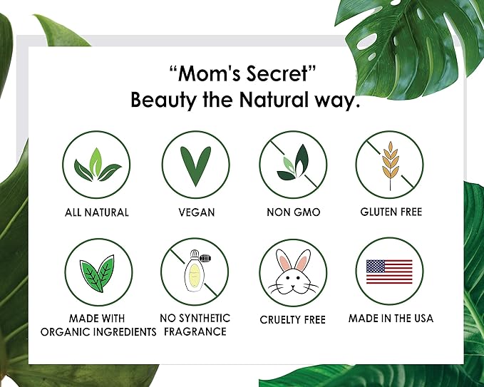 Mom's Secret 100% Natural Concealer, Organic, Vegan, Gluten Free, Cruelty Free, Made in the USA, 0.11 oz. (Fresh 16)