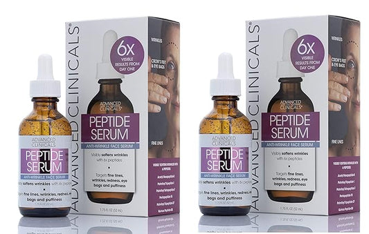 Advanced clinicals peptide facial serum
