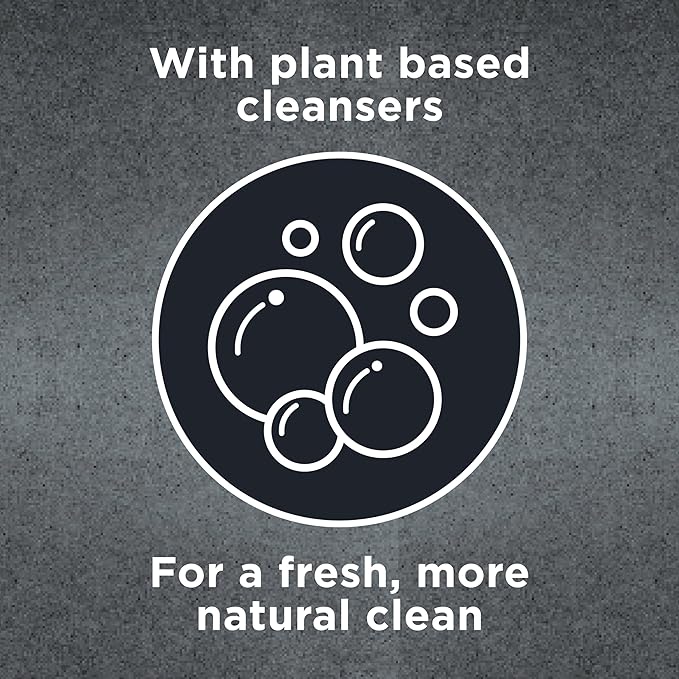 DOVE MEN + CARE Purifying Shampoo Charcoal + Clay 2 Pk for Stronger, More Resilient Hair, with Plant-Based Cleansers, 31 oz