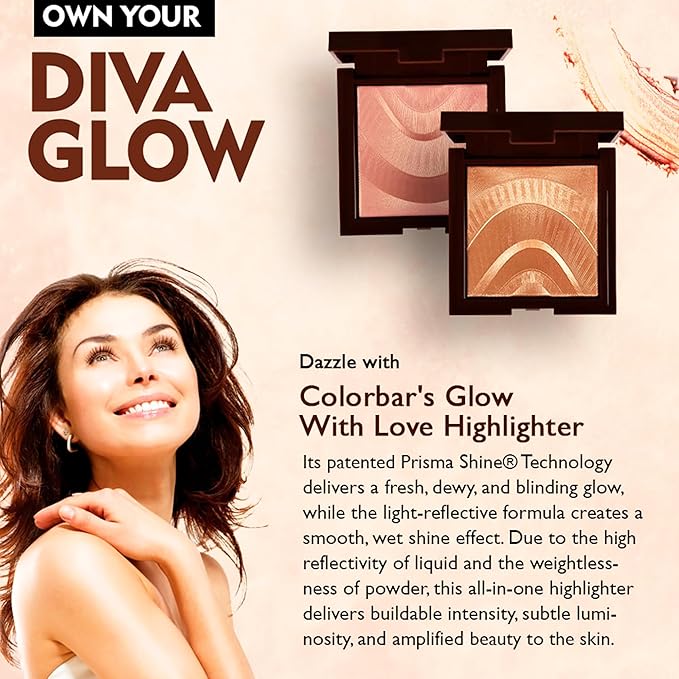 Glow With Love Highlighter - Makeup Delivers Dewy Glow - Makeup Highlighter for Face and Body - 002 Prismatic Spell - 0.33 oz