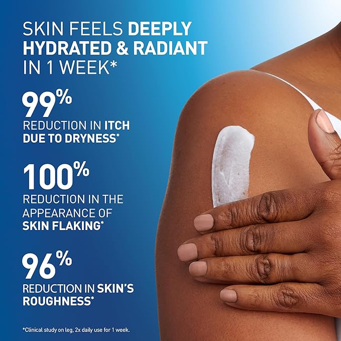 CeraVe Intensive Moisturizing Cream, Body Moisturizer With Shea Butter, 72H Hydration + Skin Barrier Repair, Fragrance-Free Body Lotion For Extremely Dry Skin, 19oz