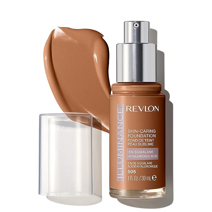 Revlon Illuminance Skin-Caring Liquid Foundation, Hyaluronic Acid, Hydrating of 1)