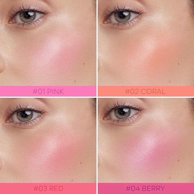 KYDA Water Jelly Tint Blush, Red, Jelly Tinted Lasting Moisturising