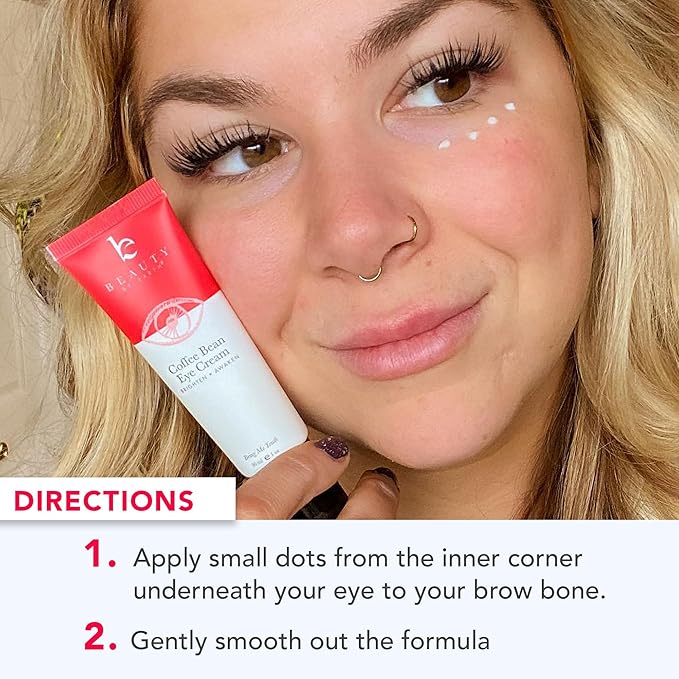 Caffeine eye cream for puffiness