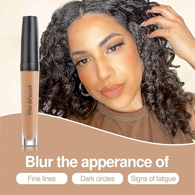 Frankie Rose Cosmetics Our Lil’ Secret Concealer – Sweat-Proof & Matte Under Eye Concealer, Long Lasting Concealer Full Coverage For Fine Lines, Dark Circles & Hide Imperfections - Fresh