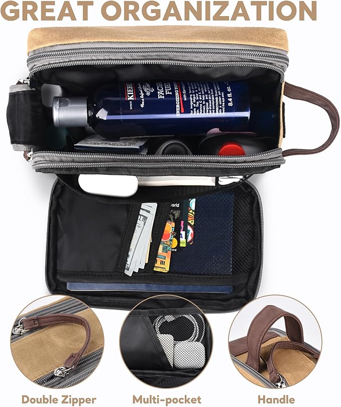Toiletry bag for men,large mens