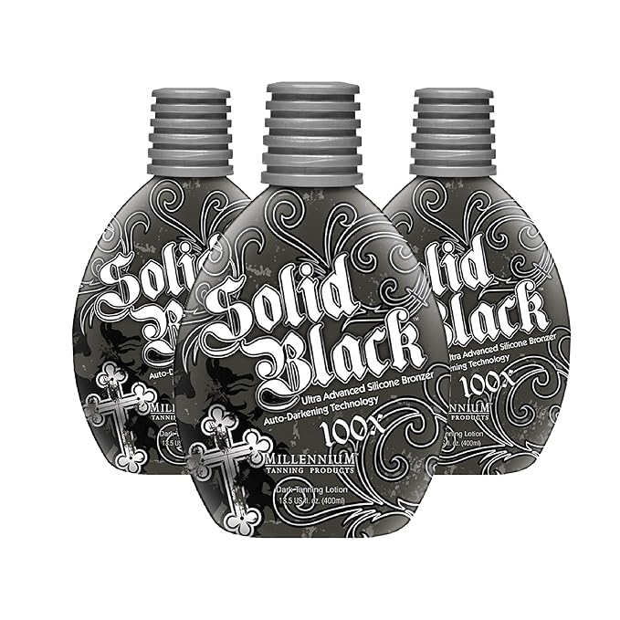 Millennium Tanning Solid Black 100X