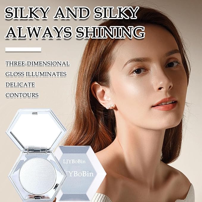 Body Glitter Face Highlighter Palette,Shimmering Shiny Contour Makeup