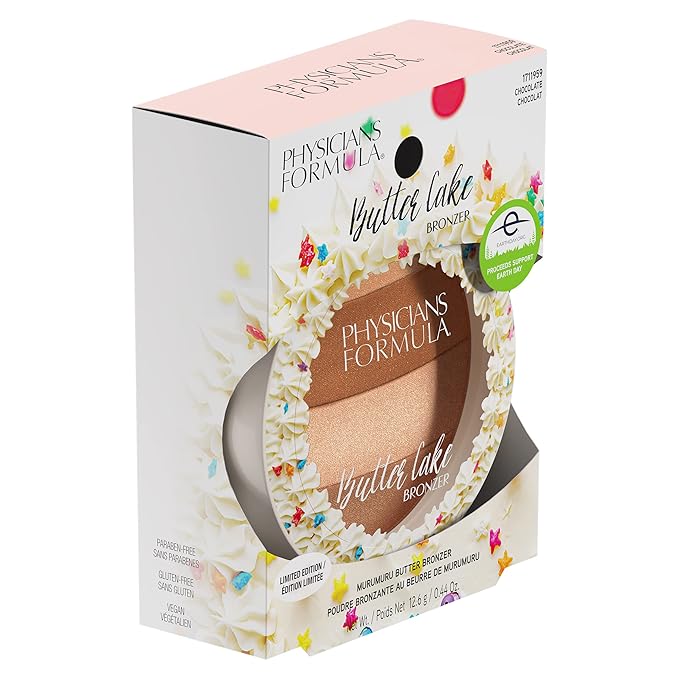 Physicians Formula Murumuru Butter Bronzer Face Makeup, Cheat Day Donut, Chocolate