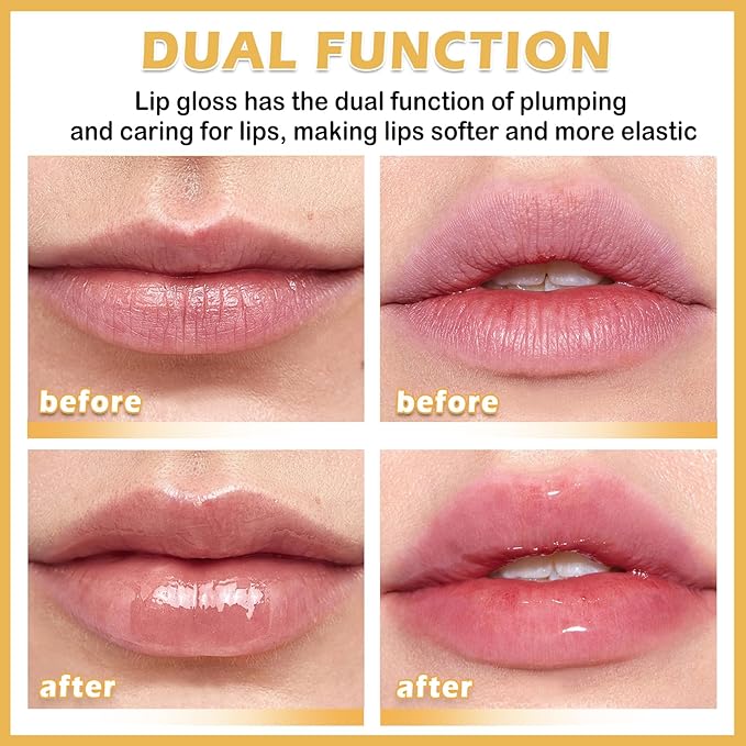 2PCS Lip Plumper Gloss Plumping Lip