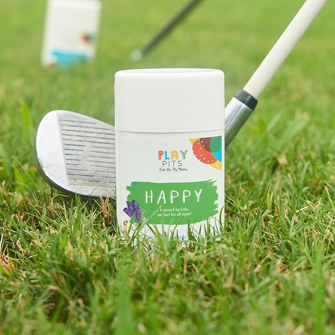 PLAY PITS - Natural Kids Whole Body Deodorant - Safe for Girls & Boys w/Sensitive Skin of All Ages - Clean & Paraben Free – SUGA, SONSHINE, & HAPPY - Infused w/Essential Oils – Variety 3 pack