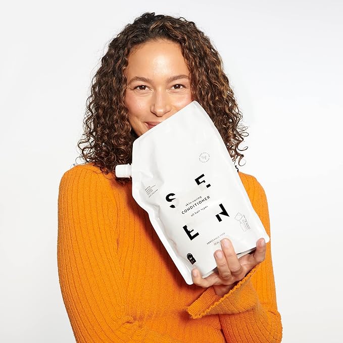 SEEN Deeper Conditioner Eco-Refill- Scented - Non-Comedogenic & Sulfate-Free Hair Conditioner- Dermatologist-Developed -Safe for Sensitive & Acne Prone Skin