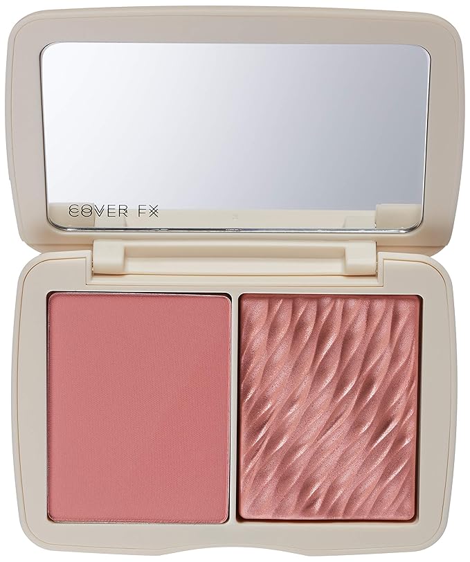 COVER FX Monochromatic Powder Blush Duo - Mojave Impact Color