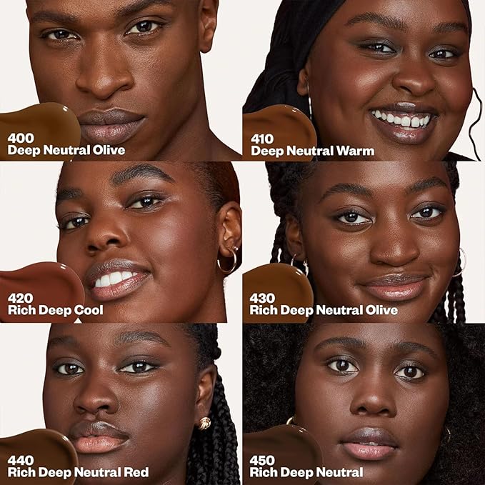 Kosas Revealer Skin-Improving Foundation with SPF 25 Protection - Hydrate, Brighten, Soothe, Plump, Protect Skin - Smoothing Texture, Natural Finish and Clean Formula - Rich Deep Cool 420