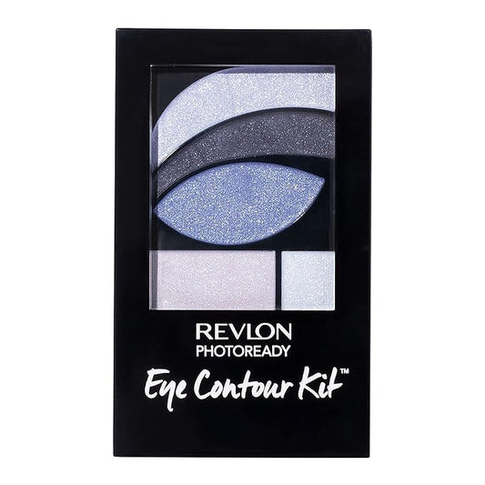 REVLON PhotoReady Eye Contour Kit, Eyeshadow Palette with 5 Wet/Dry Shades & Double-Ended Brush Applicator, Avant Garde (525), 0.1oz