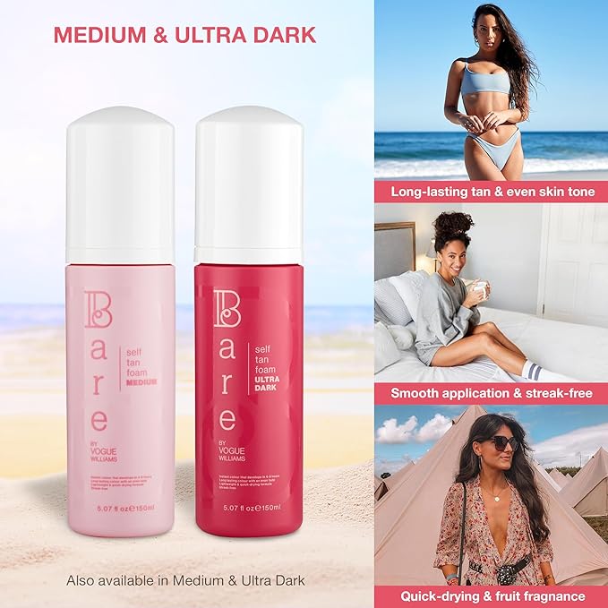 Self Tan Foam, Dark, 150