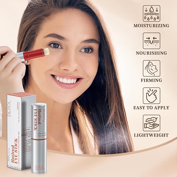 Retinol Eye Cream, Wrinkle Repair Eye Cream for Dark Circles, Under Eye Bag Cream with Retinol & Hyaluronic Acid, Eye Cream Anti Aging to Fight Fine Lines, Reduce Eye Bags,Wrinkles in 3-4 Weeks