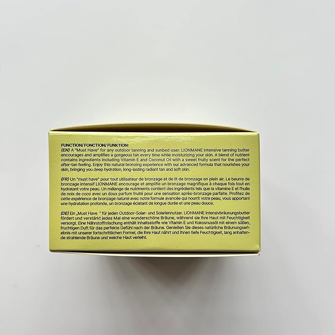 Tanning Lotion, Accelerator Tanning Cream Self Tanner Gel for Outdoor & Indoor Skin Tanning SunBeds, Intensive Powerful Tan-boosting Butter, Achieve Brown Natural Tan Skin,200g (Coconut)