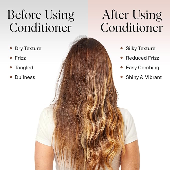 Kitsch Argan Milk Leave In Conditioner Spray – Lightweight Moisturizing Hair Spray for Women and Men - Hair Detangler Spray for Curly, Wavy, Fine, Dry & Damaged Hair - Silicone-Free - 6.8oz