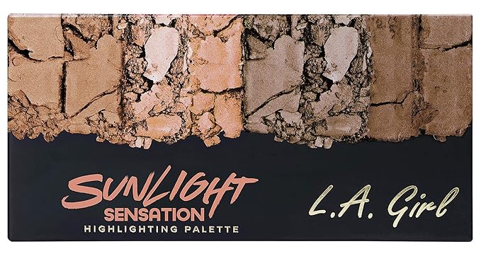 L.A. Girl Fanatic Highlight Palette, Sunlight Sensation, 1 1 Ounce
