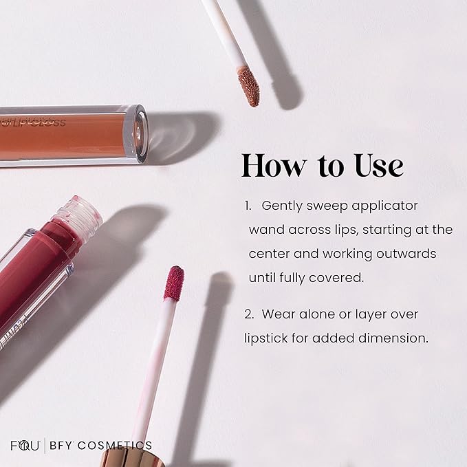 BFY Cosmetics 5-Pack Plumping Lip Gloss - Warm