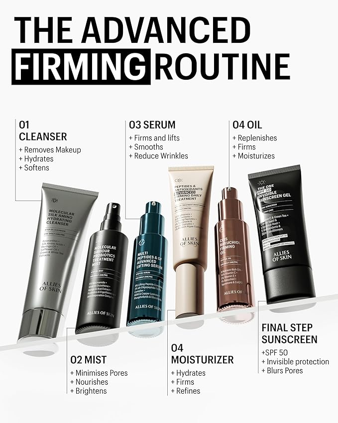 Allies of Skin Daily Face Sunscreen SPF 50 | Zero White Cast Lightweight Gel Formula | Dermatologist Tested Under Makeup Primer| Water-Resistant & PA++++ Broad Spectrum UVA/UVB (1.7 oz)