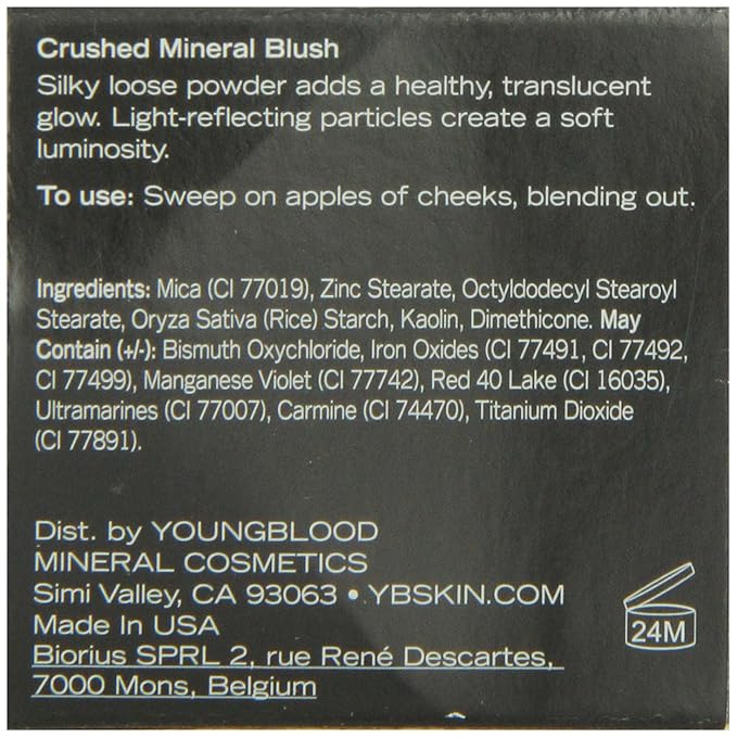 Youngblood Natural Loose Mineral Blush - Sherbet - of 2) 3 g