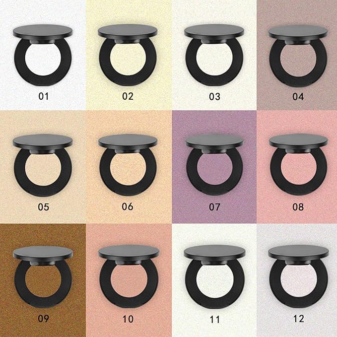 Face Highlighter Powder Palette, Glossy Glitter Illuminator Powder, Highlighter 1