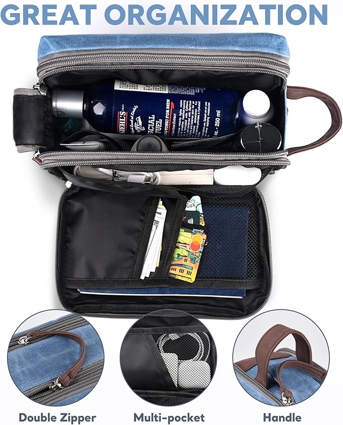 Toiletry bag for men,large mens