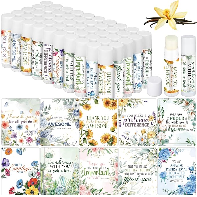50 Pcs Inspirational Gifts Lip Balms Styles