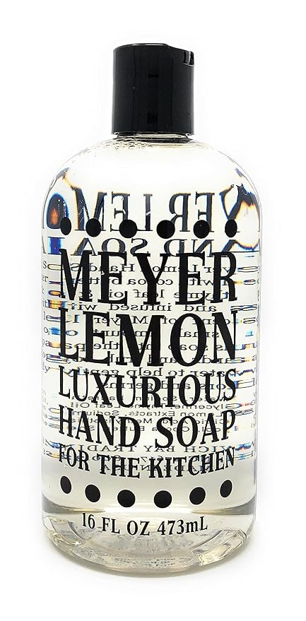 Greenwich Bay Trading Co. Luxurious Hand Soap For The Kitchen, 16 Ounce, Meyer Lemon